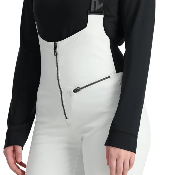 Womens Strutt Bib 8211 White Spyder Pants