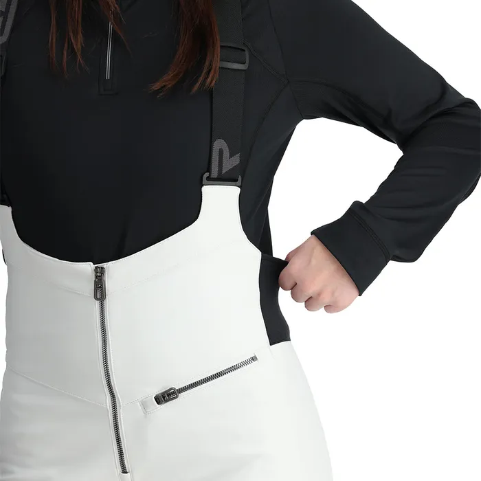Womens Strutt Bib 8211 White Spyder Pants