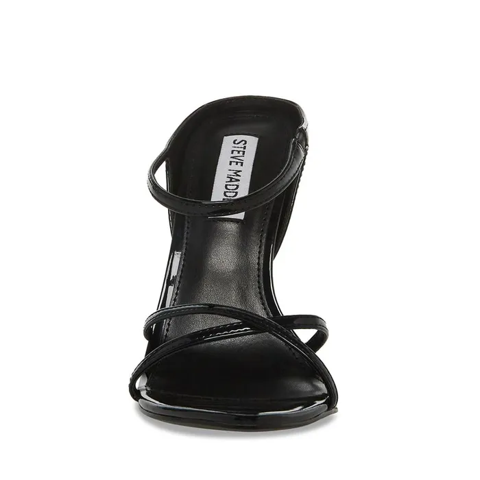 Womens Stunner Black Patent Steve Madden Heels