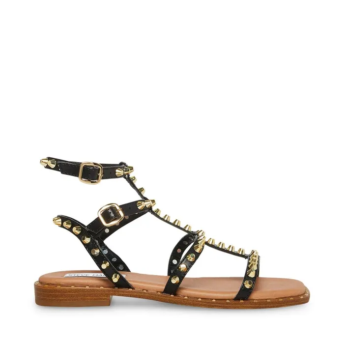 Womens Sunnie Black Steve Madden Sandals