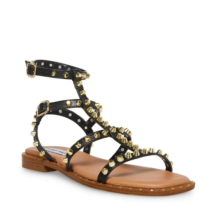Womens Sunnie Black Steve Madden Sandals