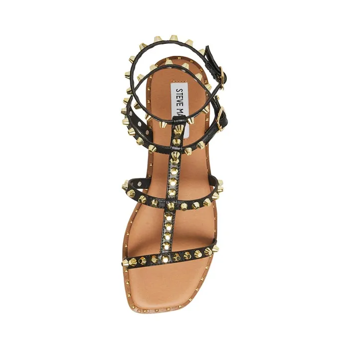 Womens Sunnie Black Steve Madden Sandals