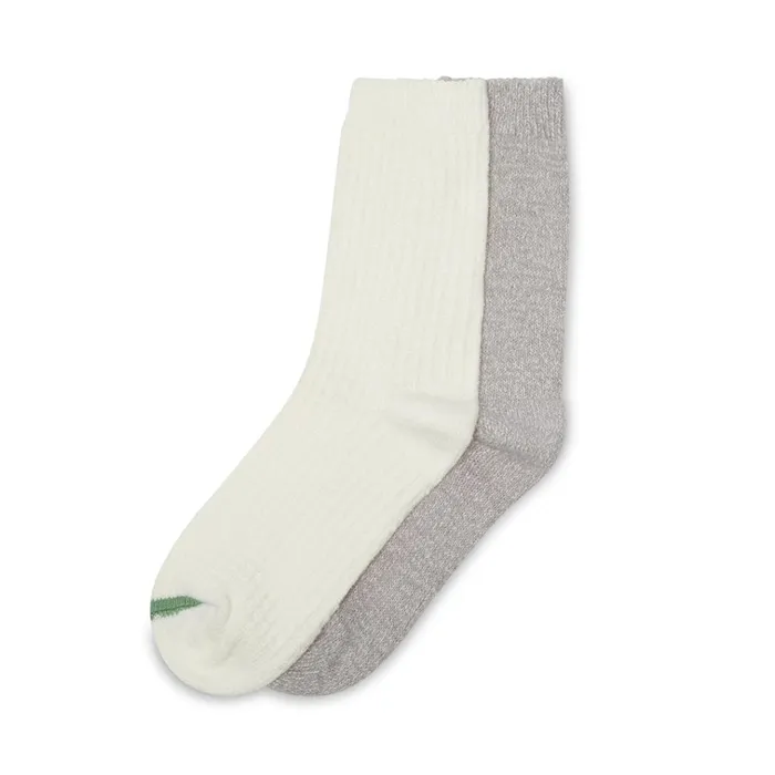 Womens Super Soft Crew White Multi Steve Madden Socks and Tights