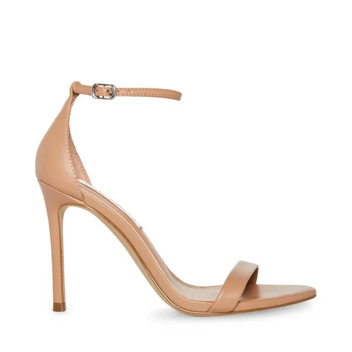 Womens Tecy Tan Leather Steve Madden Heels
