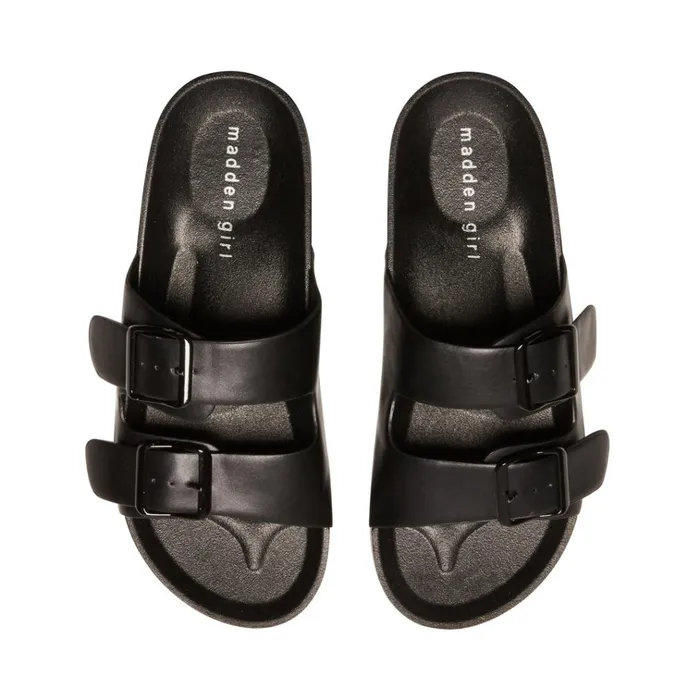 Womens TeddyT Black Steve Madden Sandals