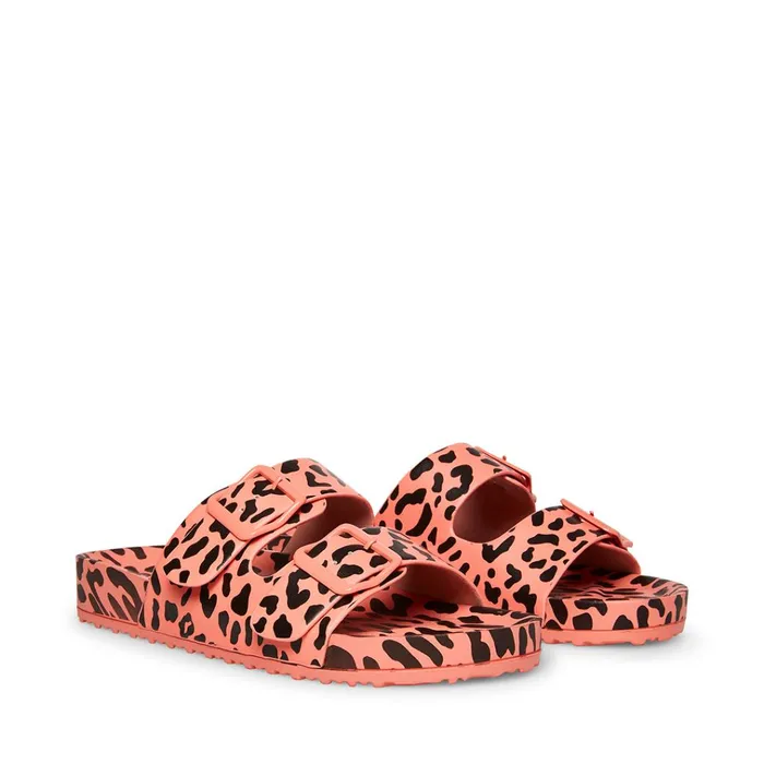 Womens TeddyT Pink Multi Steve Madden Sandals