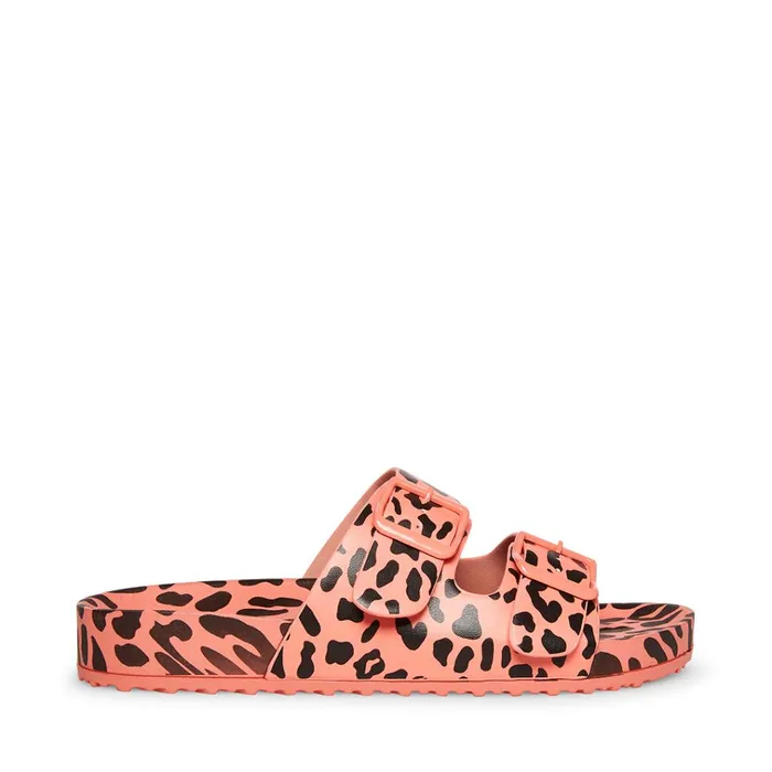 Womens TeddyT Pink Multi Steve Madden Sandals