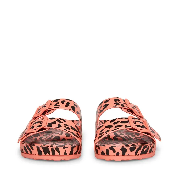 Womens TeddyT Pink Multi Steve Madden Sandals