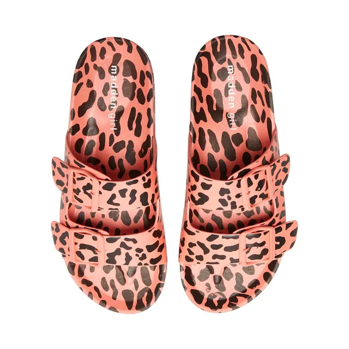 Womens TeddyT Pink Multi Steve Madden Sandals