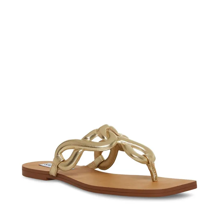 Womens Terri Gold Steve Madden Sandals