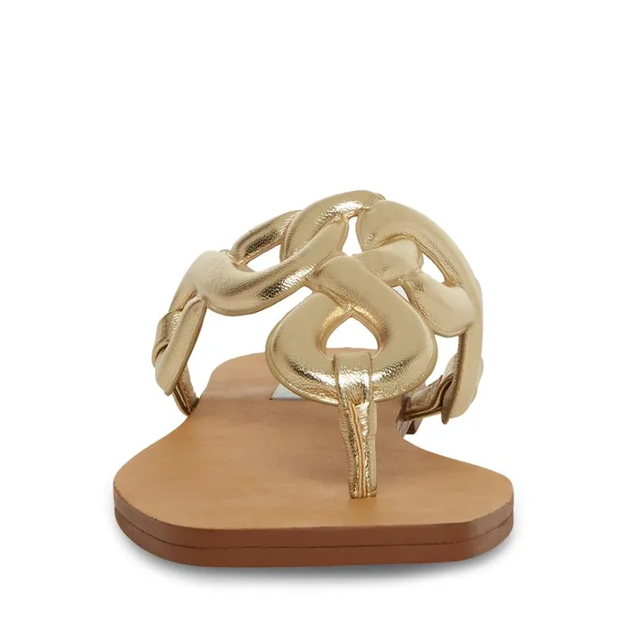 Womens Terri Gold Steve Madden Sandals