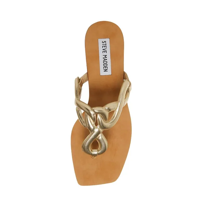 Womens Terri Gold Steve Madden Sandals