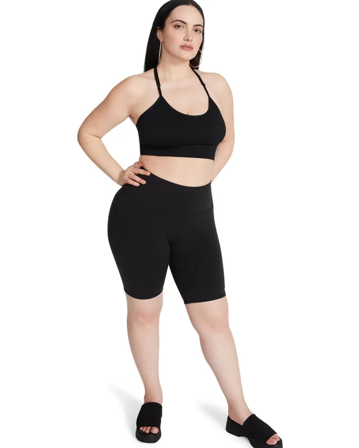 Womens The Ella Mesh Bralette Black Steve Madden Tops and Shirts