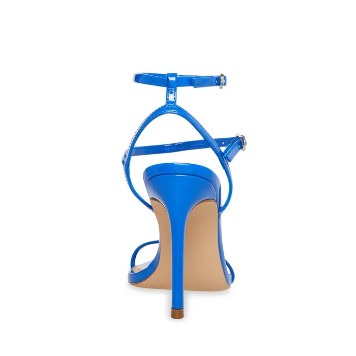 Womens Theresa Blue Patent Steve Madden Heels