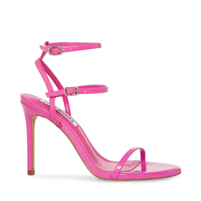 Womens Theresa Pink Patent Steve Madden Heels
