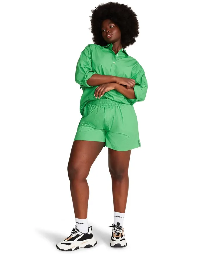 Womens Tish Short Green Steve Madden Bottoms