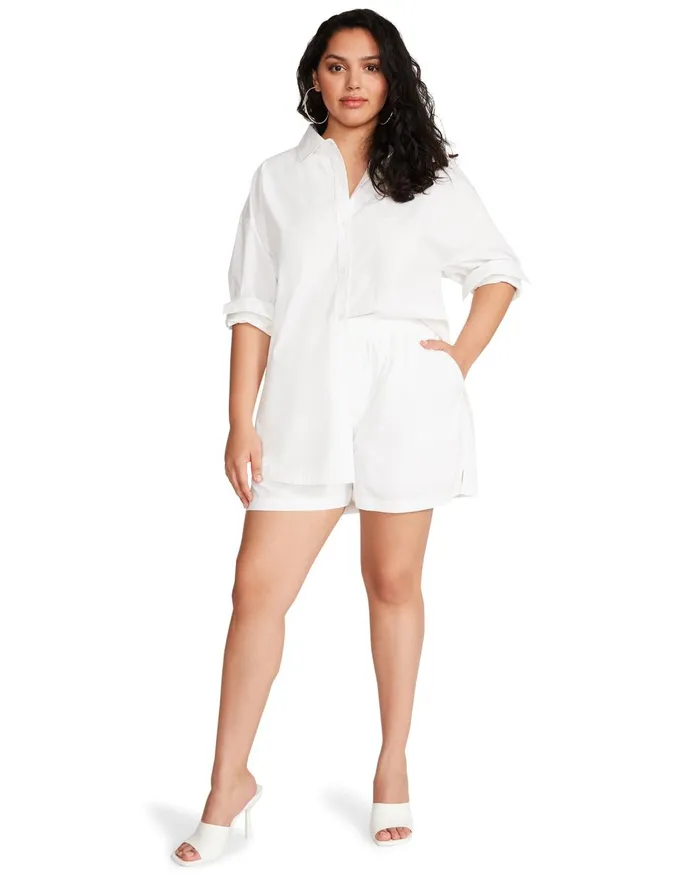 Womens Tish Short White Steve Madden Bottoms