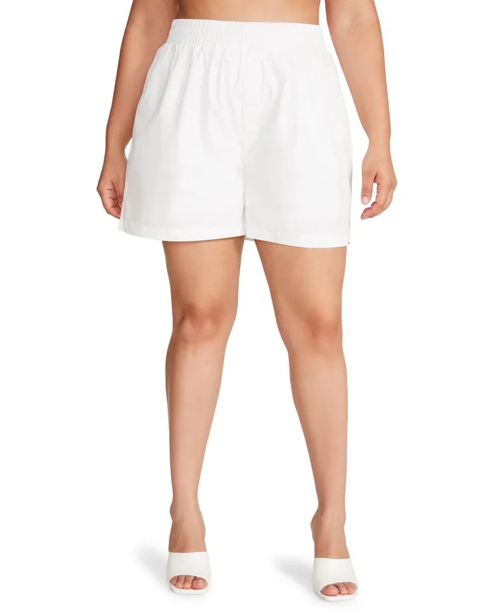 Womens Tish Short White Steve Madden Bottoms