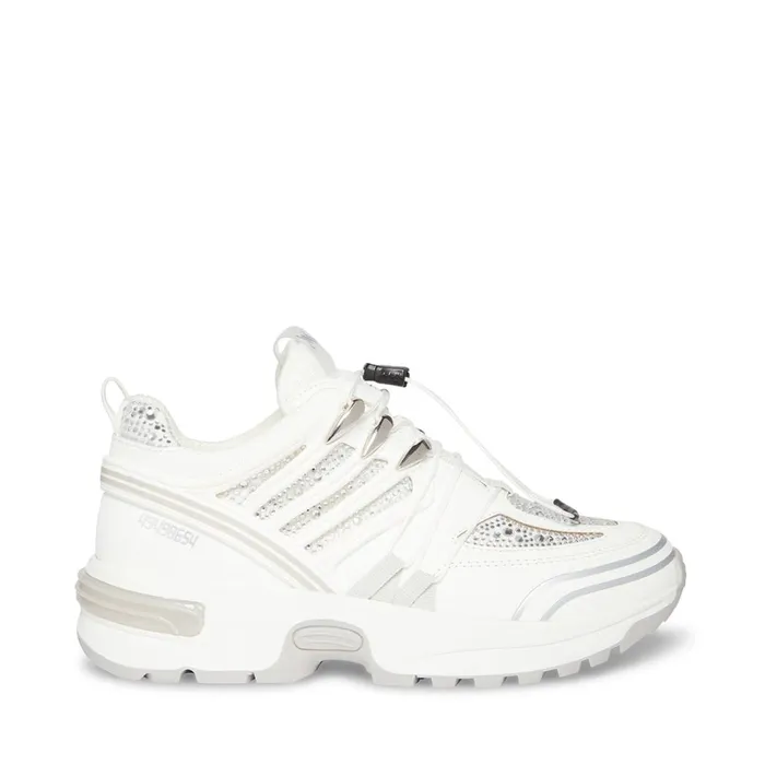 Womens Tommy White Multi Steve Madden Sneakers