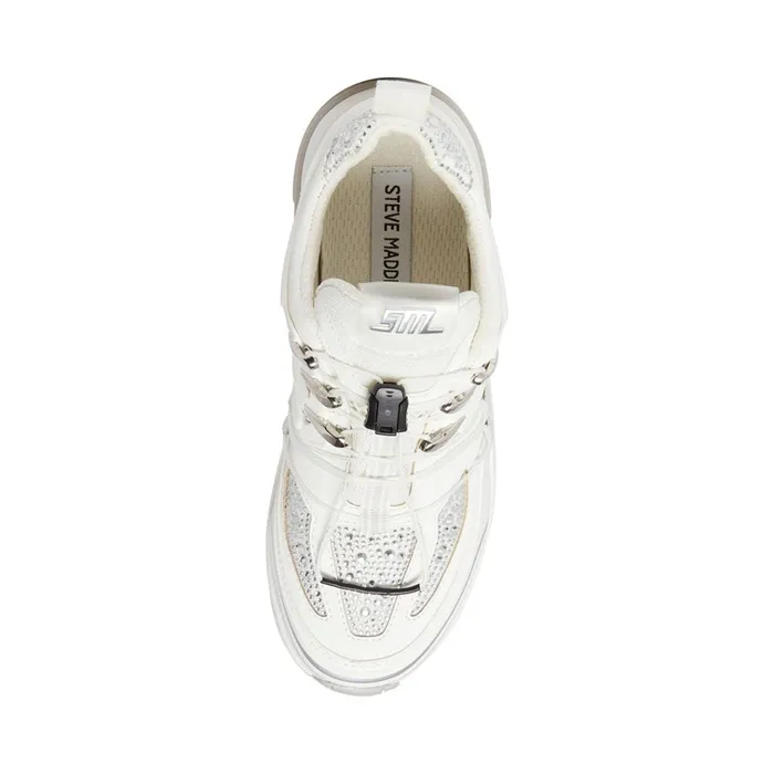 Womens Tommy White Multi Steve Madden Sneakers