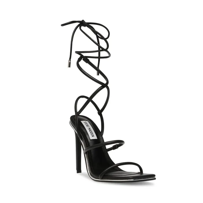 Womens Unfold Black Steve Madden Heels