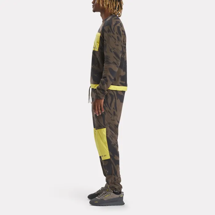 Womens Unisex Spyder X Reebok Lounge 8211 Brown Spyder Pants