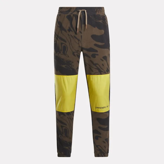 Womens Unisex Spyder X Reebok Lounge 8211 Brown Spyder Pants
