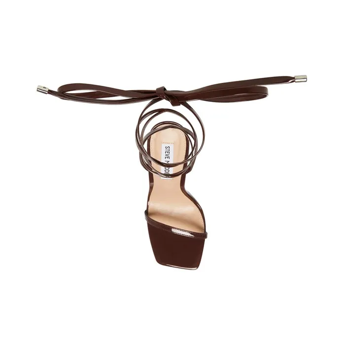 Womens Uplift Brown Patent Steve Madden Heels