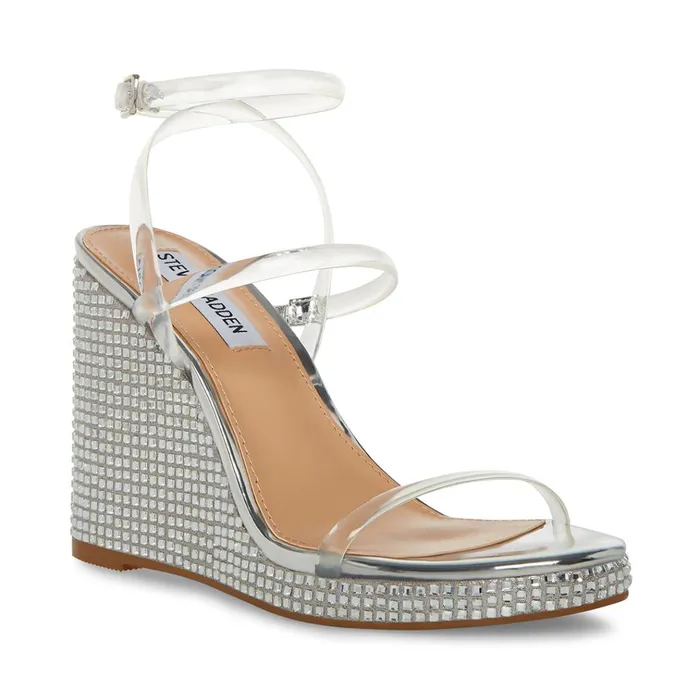 Womens UpsideR Clear Steve Madden Sandals