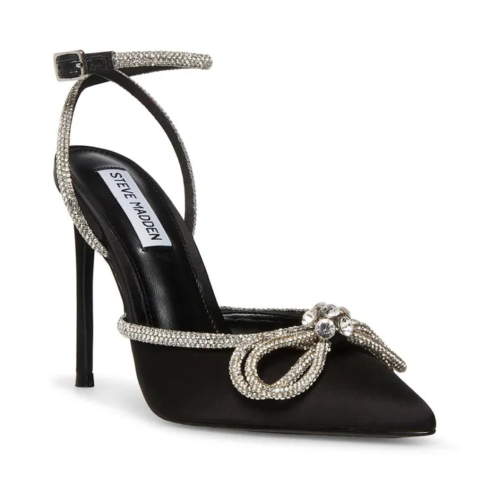Womens Viable Black Steve Madden Heels