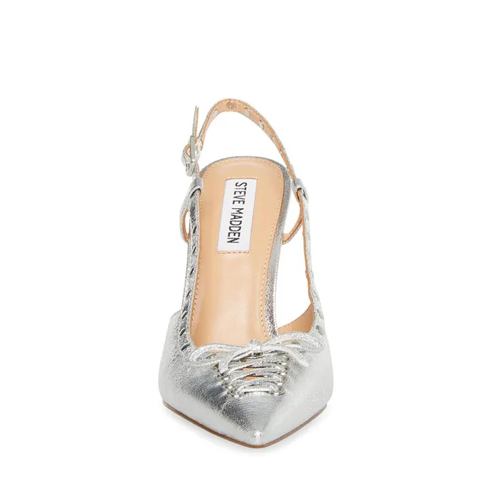 Womens Vivant Silver Steve Madden Heels