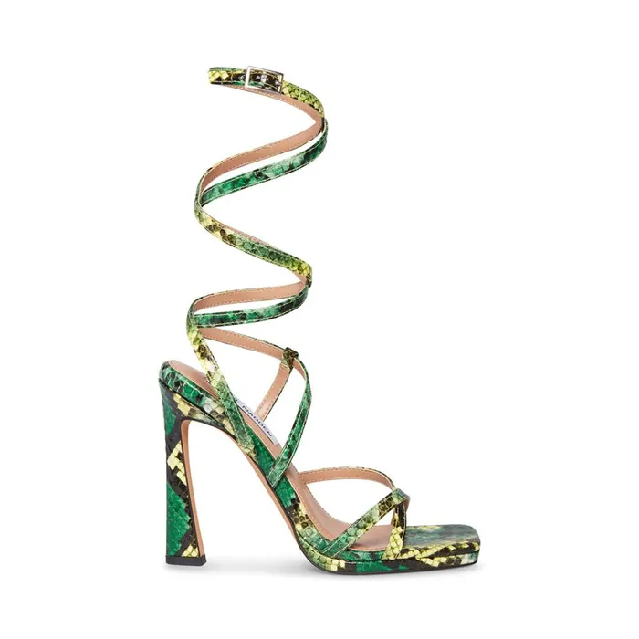 Womens Zenna Green Steve Madden Heels