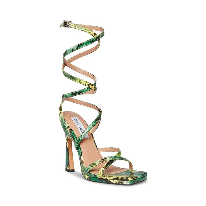 Womens Zenna Green Steve Madden Heels