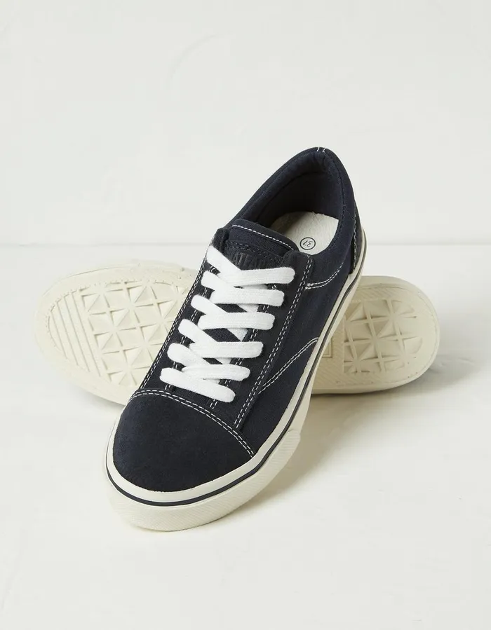 Wren Lace Up Thick Sole Pumps Navy Women FatFace Trainers