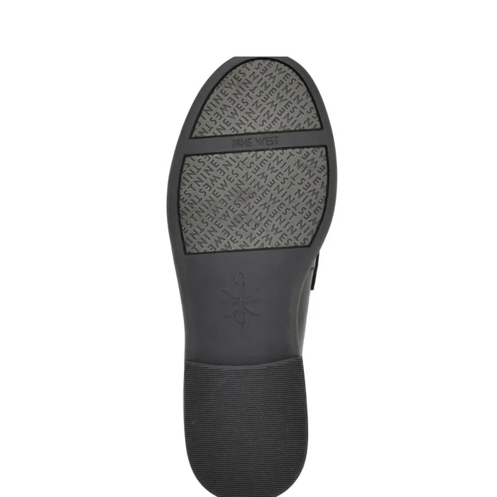 Xoxo 9X9 Casual Moc Loafers Black Women Nine West Flats and Loafers