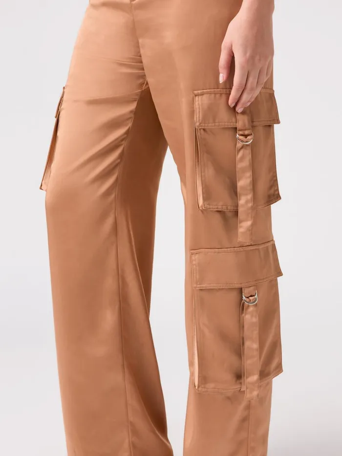 Y2K Strappy Cargo Standard Rise Pant Mocha Mousse Women Sanctuary Clothing Pants Y2K Strappy Cargo Standard Rise Pant Mocha Mousse Women Sanctuary Clothing Pants