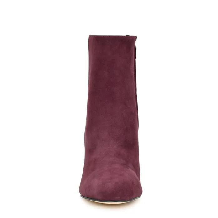 Yast Dress Booties Dark Red Women Nine West Boots and Booties