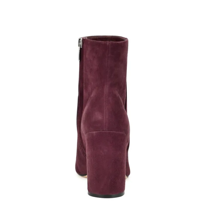 Yast Dress Booties Dark Red Women Nine West Boots and Booties