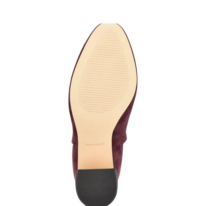 Yast Dress Booties Dark Red Women Nine West Boots and Booties