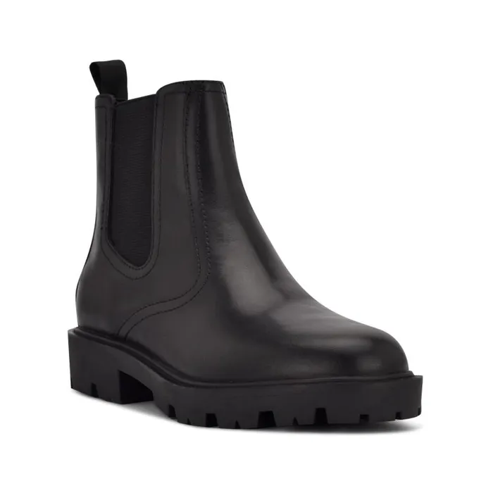 Yeeps Chelsea Lug Sole Booties Black Women Nine West Boots and Booties