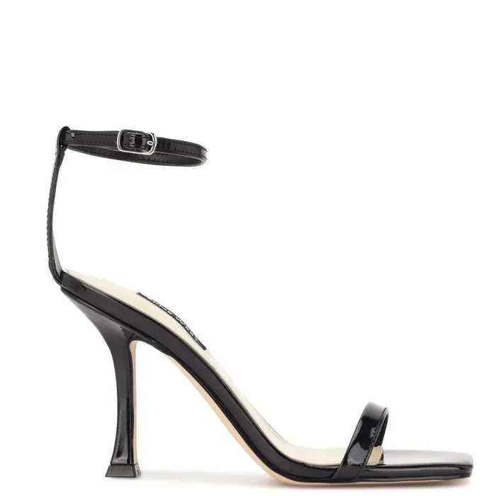 Yess Ankle Strap Sandals Black Women Nine West Sandals
