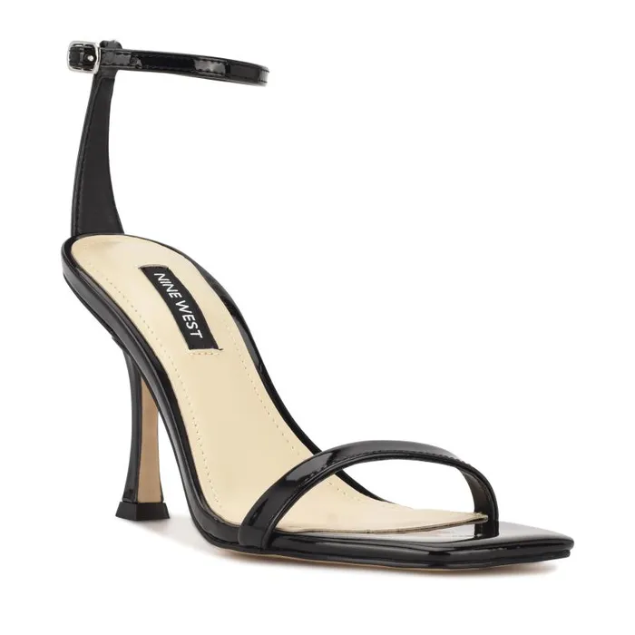 Yess Ankle Strap Sandals Black Women Nine West Sandals