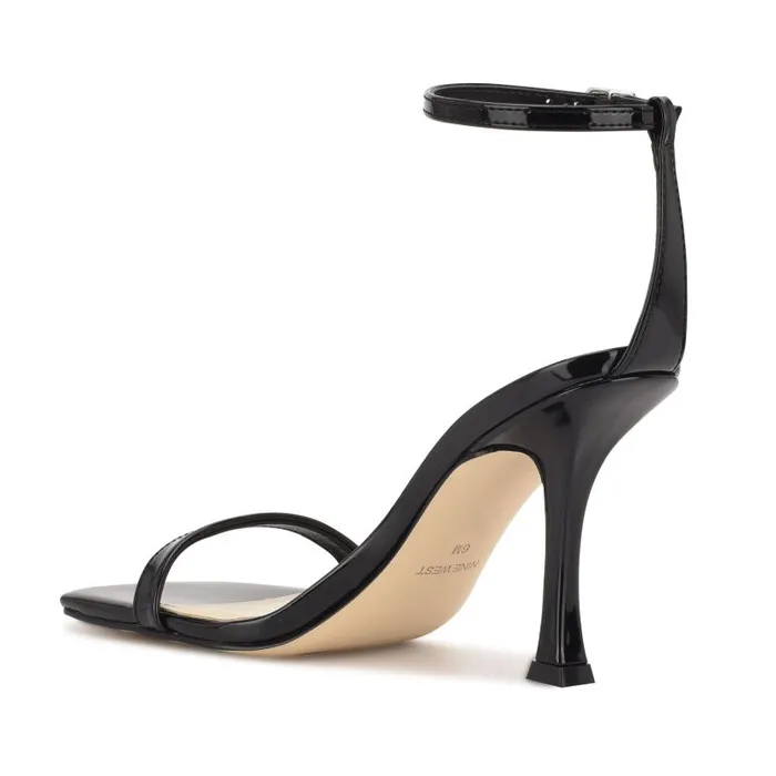 Yess Ankle Strap Sandals Black Women Nine West Sandals