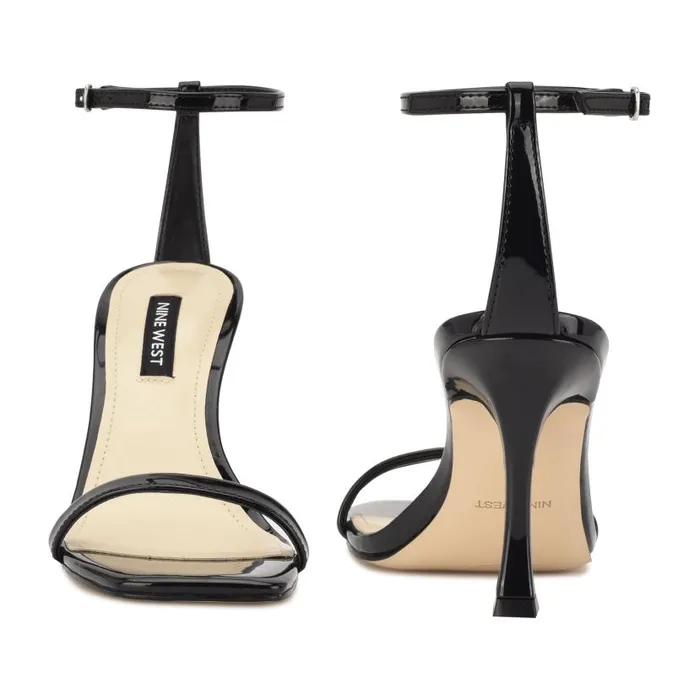 Yess Ankle Strap Sandals Black Women Nine West Sandals