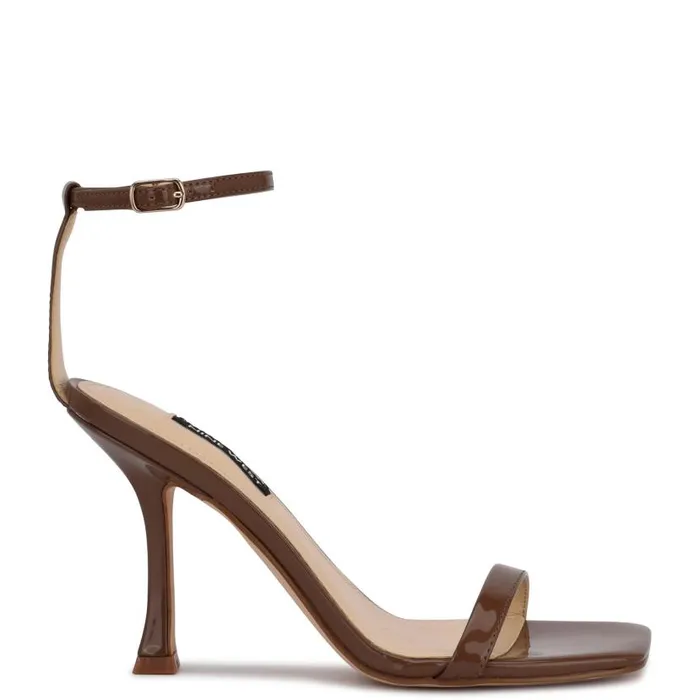 Yess Ankle Strap Sandals New Maple Patent Women Nine West Sandals