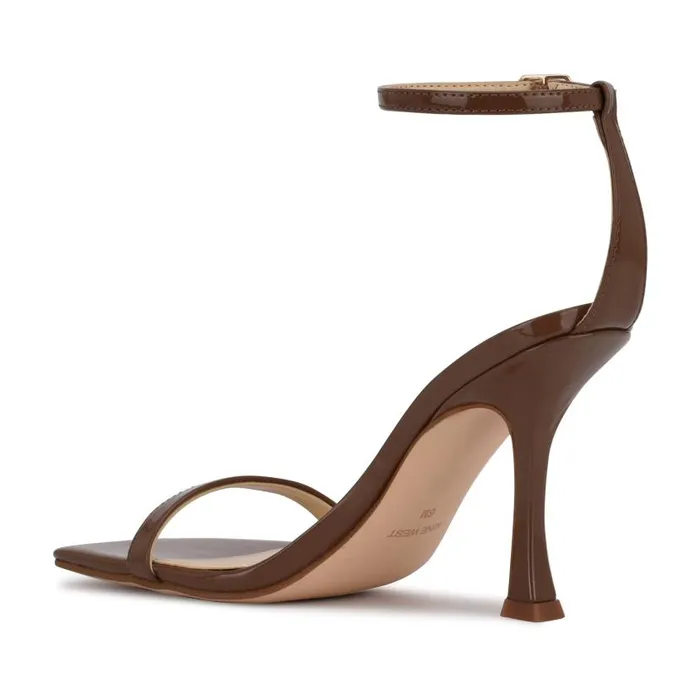 Yess Ankle Strap Sandals New Maple Patent Women Nine West Sandals