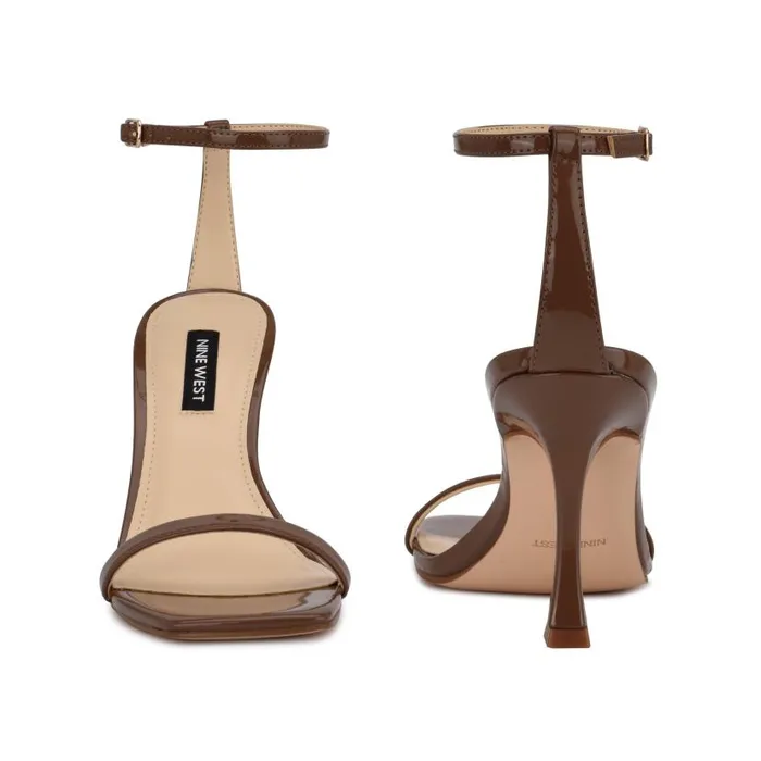 Yess Ankle Strap Sandals New Maple Patent Women Nine West Sandals