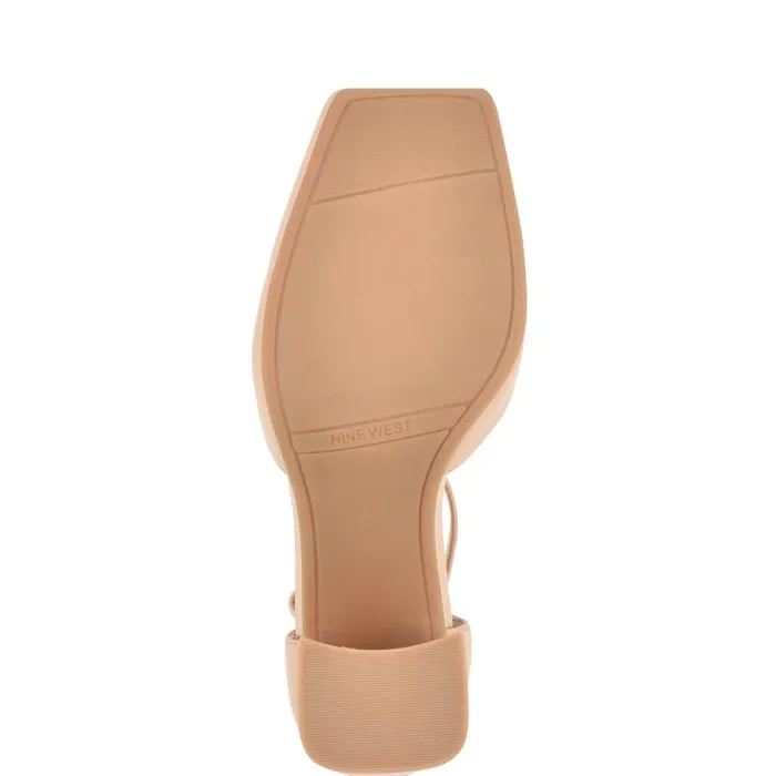 Youda Ankle Strap Pumps Light Natural Women Nine West Heels