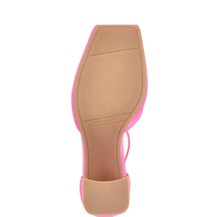 Youda Ankle Strap Pumps Medium Pink Women Nine West Heels