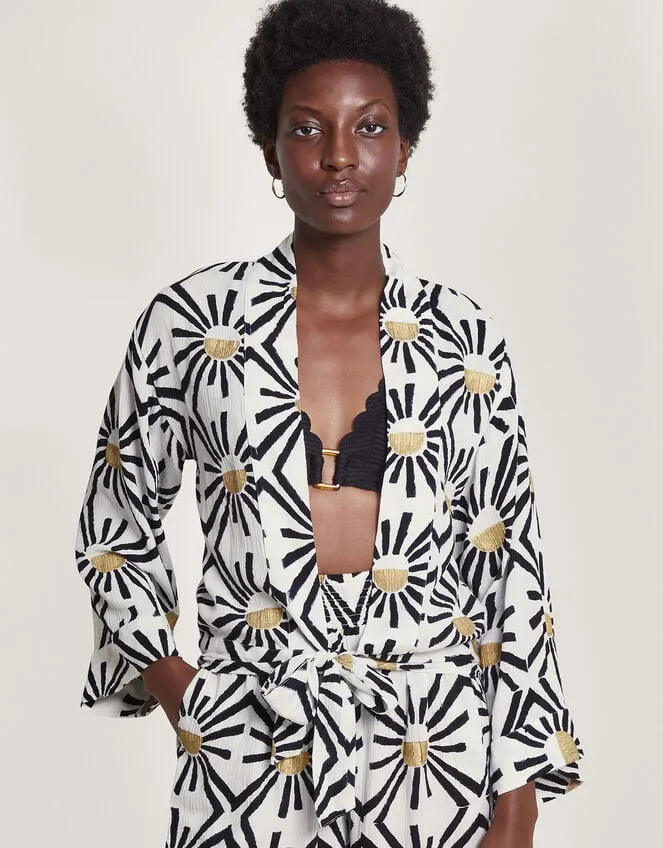 Zamora Tie Front Top White Women Monsoon Tops and Blouses